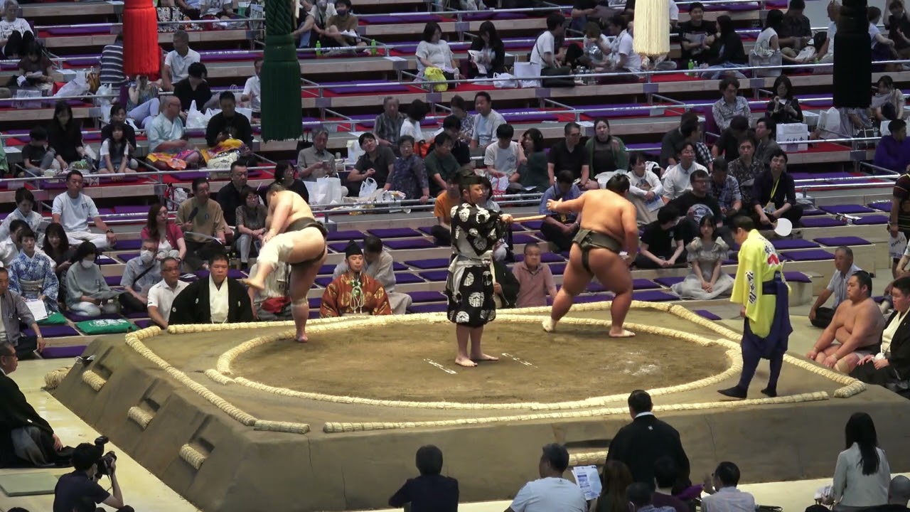 4K《幕下》大森×行徳 延原×對馬洋 朝ノ龍×可貴 栃丸×大斧 東俊隆×天道山 他【大相撲令和8年7月場所】初日 makushita【SUMO JUL DAY1】2026/07/12 名古屋場所 background
