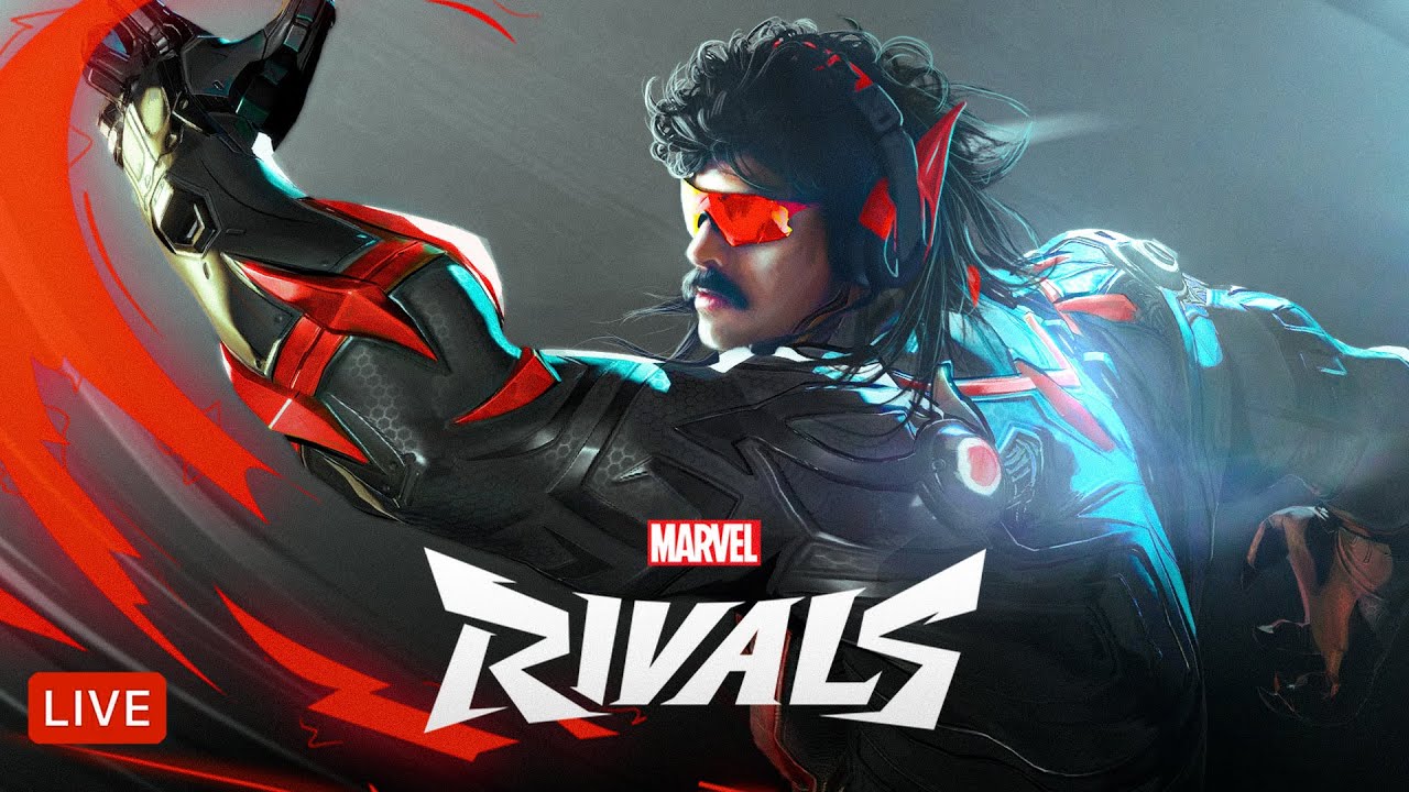 š“LIVE - DR DISRESPECT - MARVEL RIVALS - 30 GAMES OF RANKED background