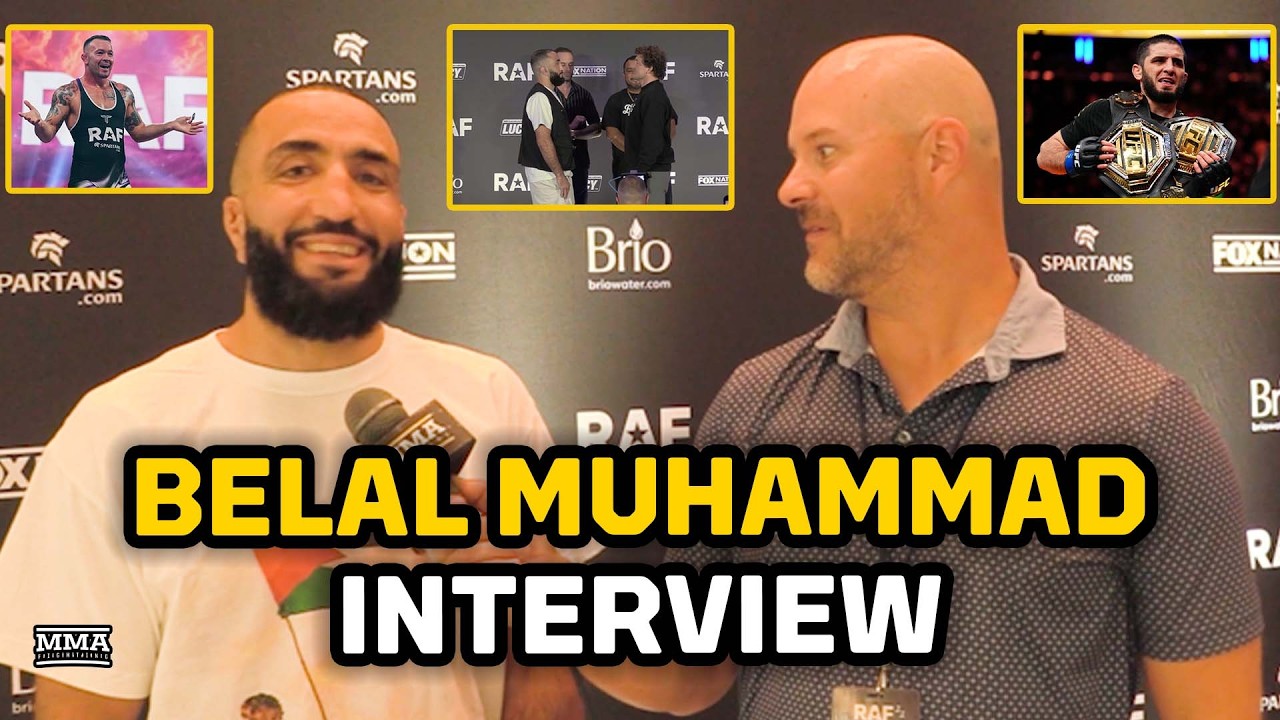 Belal Muhammad REACTS to Conor McGregor's Injury, Coming Back from 3 Fight Losing Streak background