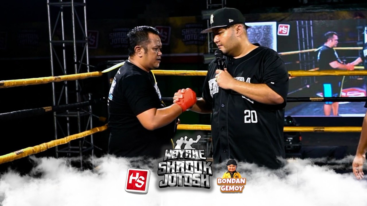 DEDE ESCOBAR TANTANG BONDAN GEMOY SANG PROMOTOR background
