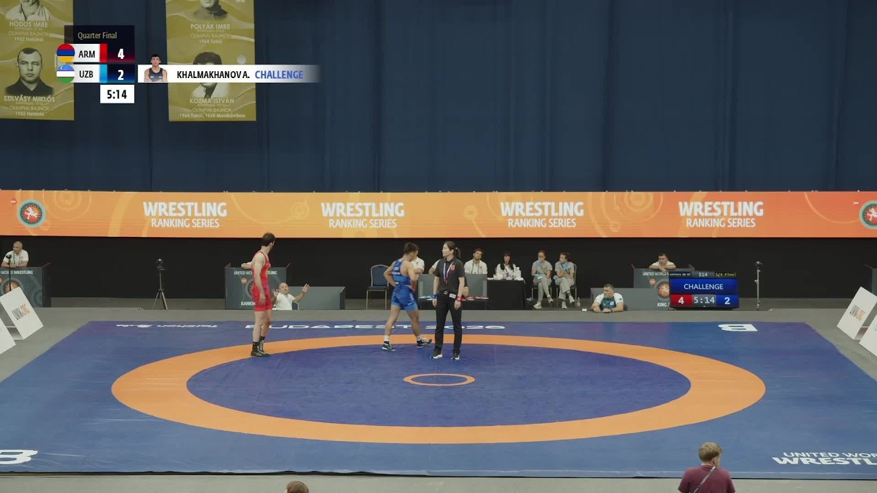 Slavik GALSTYAN (ARM) just pinned world champion Aytjan KHALMAKHANOV (UZB) in under a minute 🤯🇦🇲 backdrop