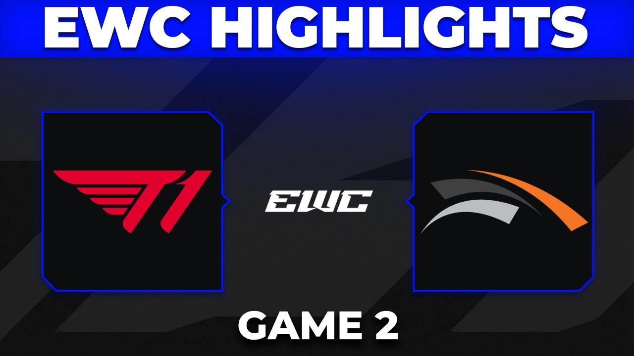 T1 vs HLE Game 2 Highlights | EWC 2026 Quarterfinals | T1 vs Hanwha Life background