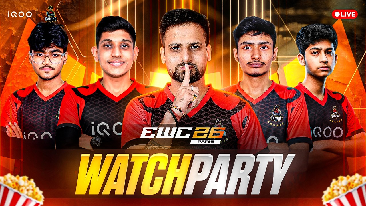 EWC WATCHPARTY i SURVIVAL STAGE WITH TG FOZYAJAY I TOTAL GAMING ESPORTS I #freefiremax background
