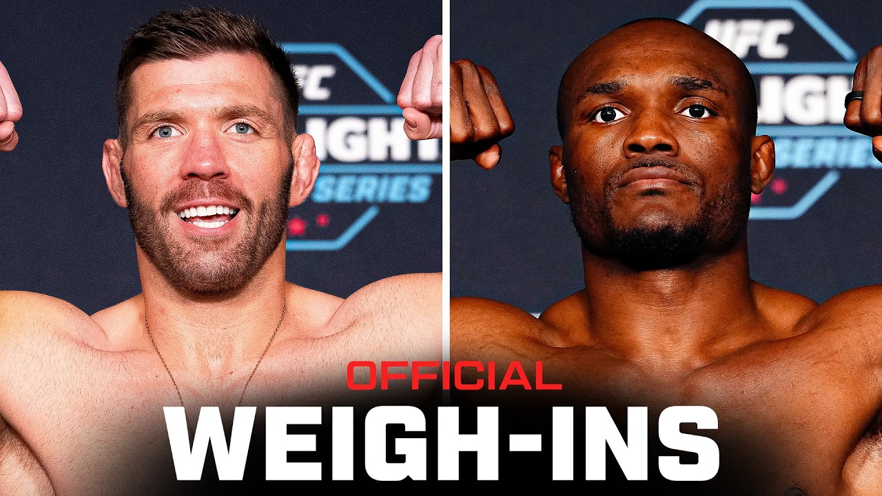 Du Plessis vs Usman Weigh-Ins | UFC Oklahoma City background