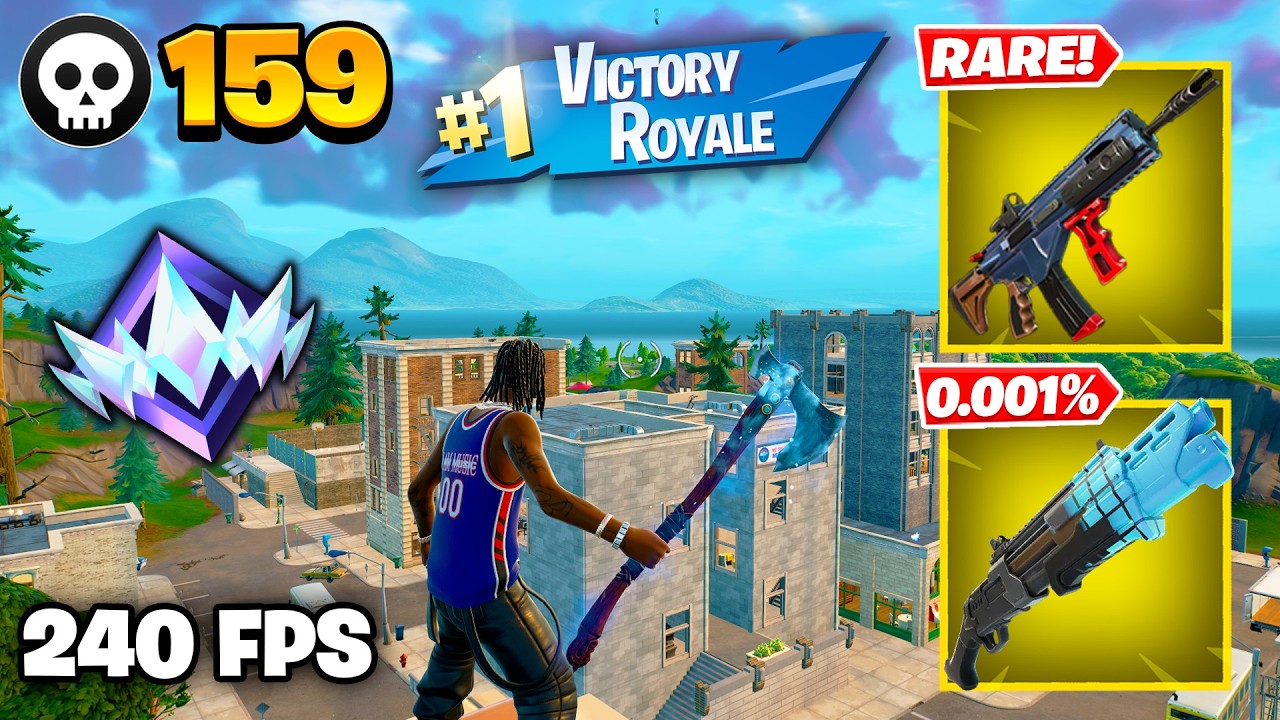 159 Elimination "RANKED RELOAD" Gameplay Wins (Fortnite Chapter 7 Keyboard & Mouse) background