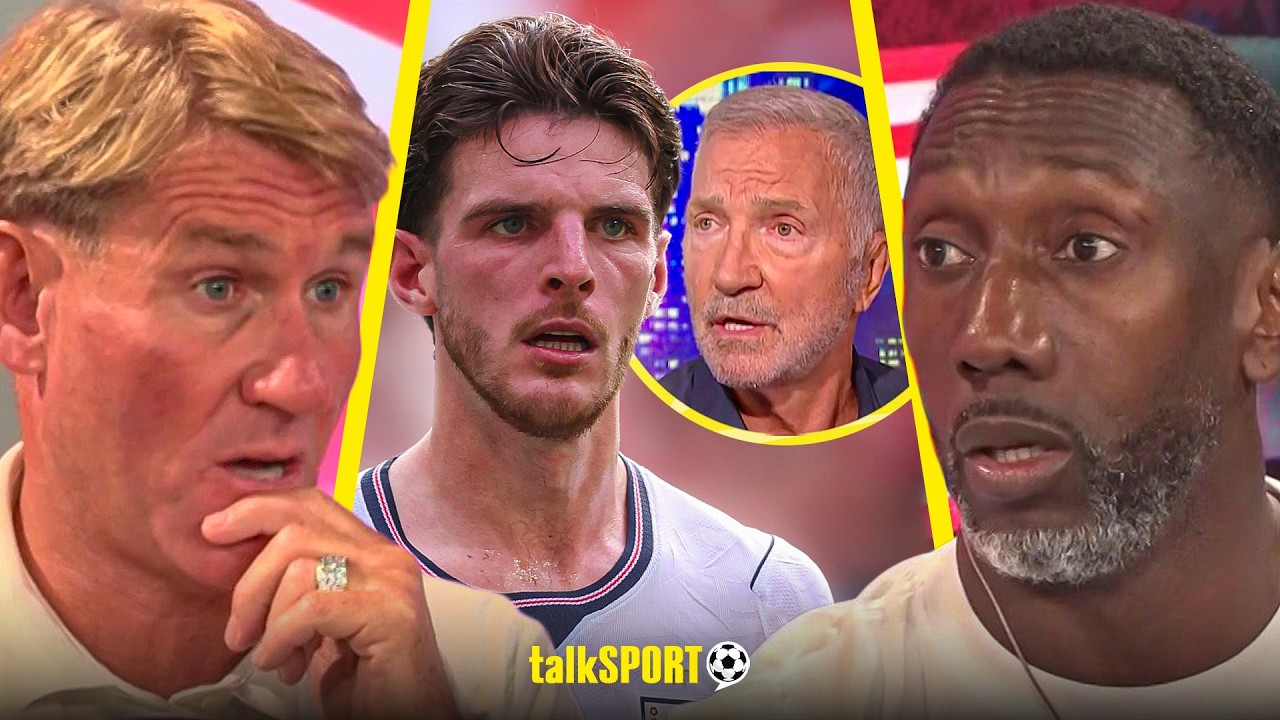 Simon Jordan & Jimmy Floyd Hasselbaink CLASH Over Graeme Souness' CONTROVERSIAL Declan Rice Take! background