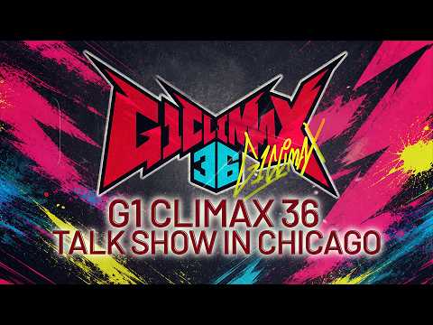 G1 Climax 36 Fan Fest Talk Show in Chicago! background