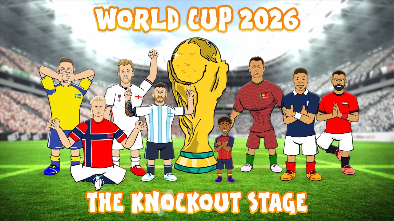 KNOCKOUT STAGE HIGHLIGHTS! World Cup 2026🏆 background