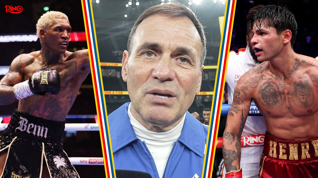 "RYAN GARCIA IS A BLOWN UP LIGHTWEIGHT!" Conor Benn Trainer Tony Sims Fires Shots, Questions Heart background