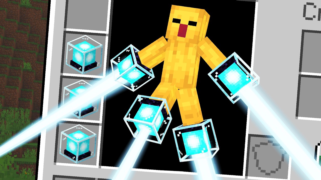 Minecraft but you can Equip Anything background