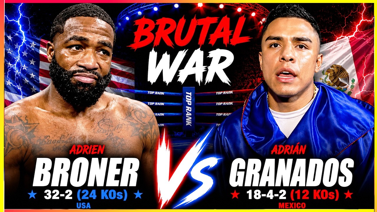 BRUTAL WAR That Shocked The World | Adrien Broner vs Adrian Granados background