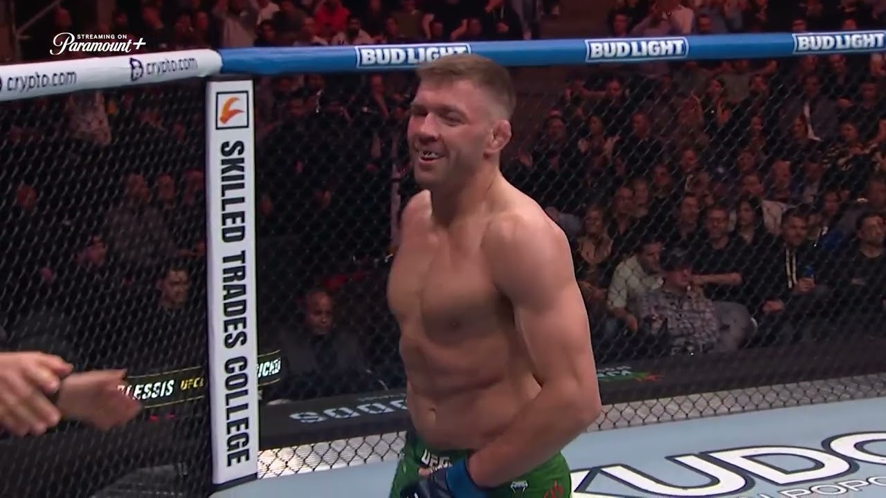 Dricus Du Plessis vs Sean Strickland 1 | Full Fight | UFC OKC background