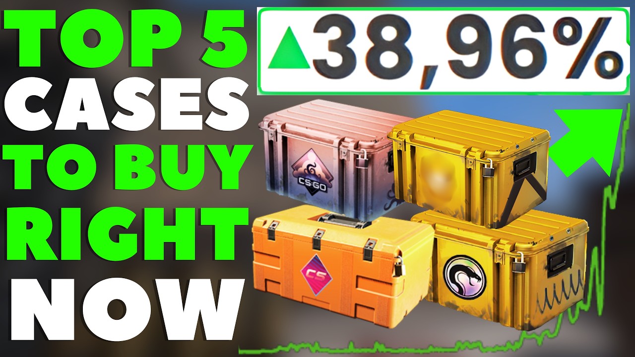 The Top 5 BEST CS2 Cases To Buy Right NOW For CS2 Investing background