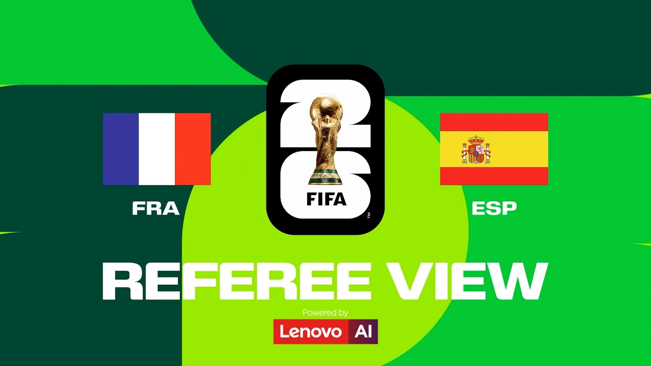 Spain beats France to reach Final | Ref's POV | Powered by Lenovo background