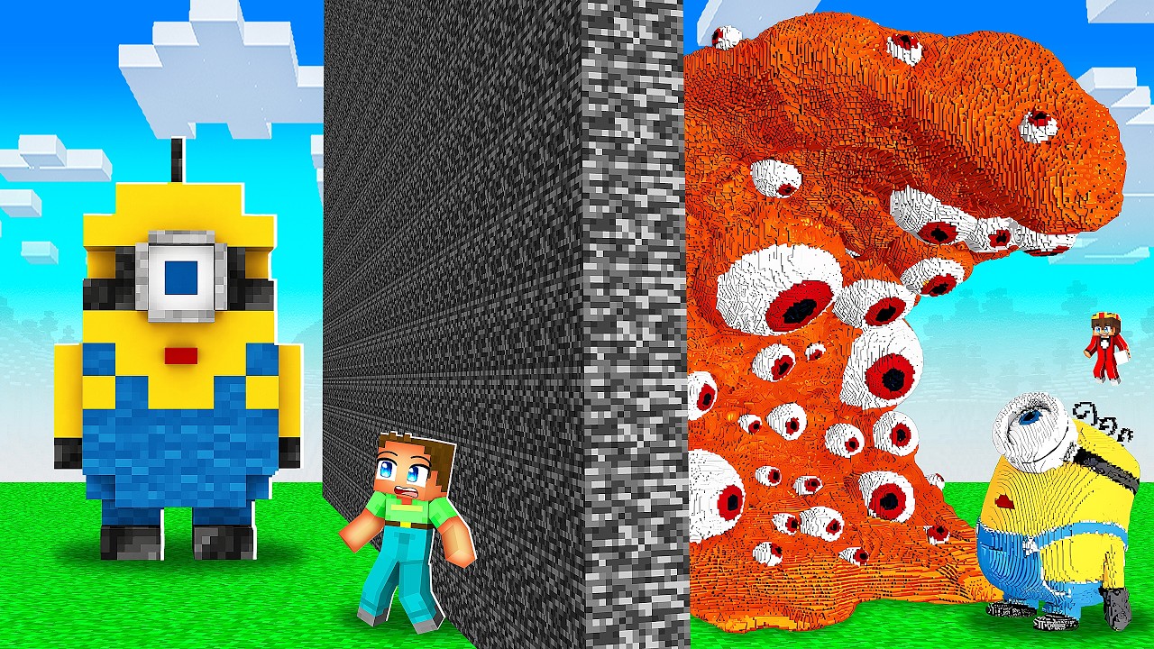 Ich CHEATE in einer MINIONS Bau Challenge in Minecraft! background