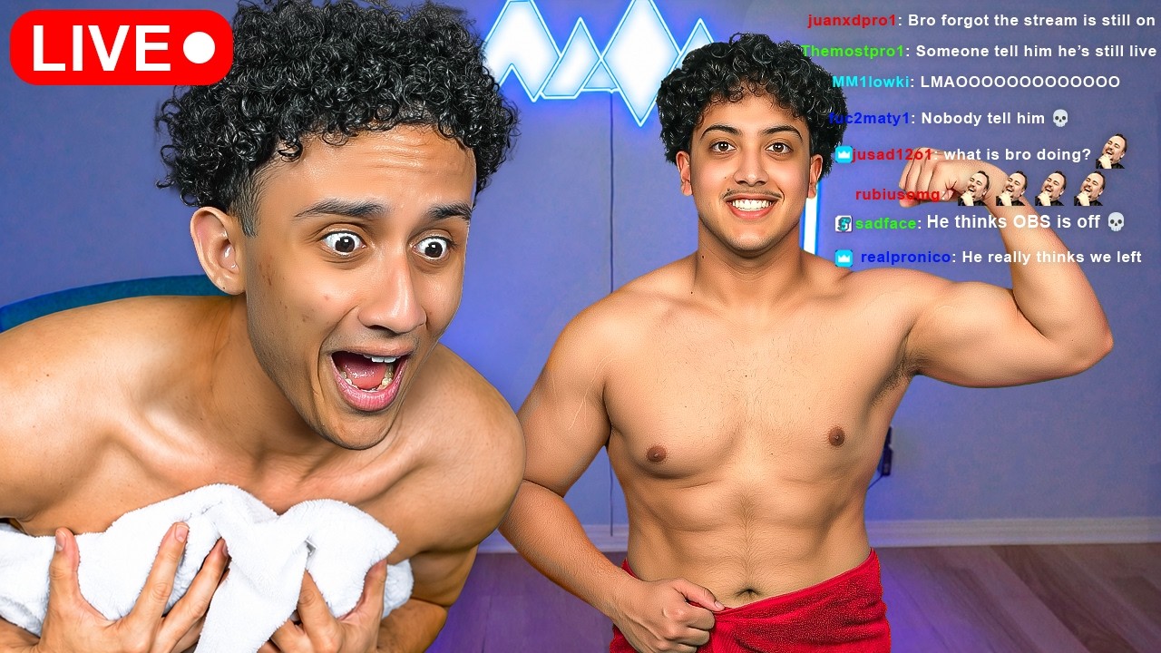 We Pretended To Accidentally Live Stream.. background