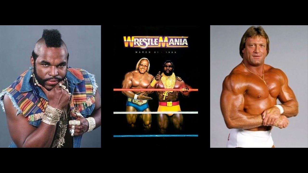 WWF WrestleMania I Closing Theme 'Axel F' background