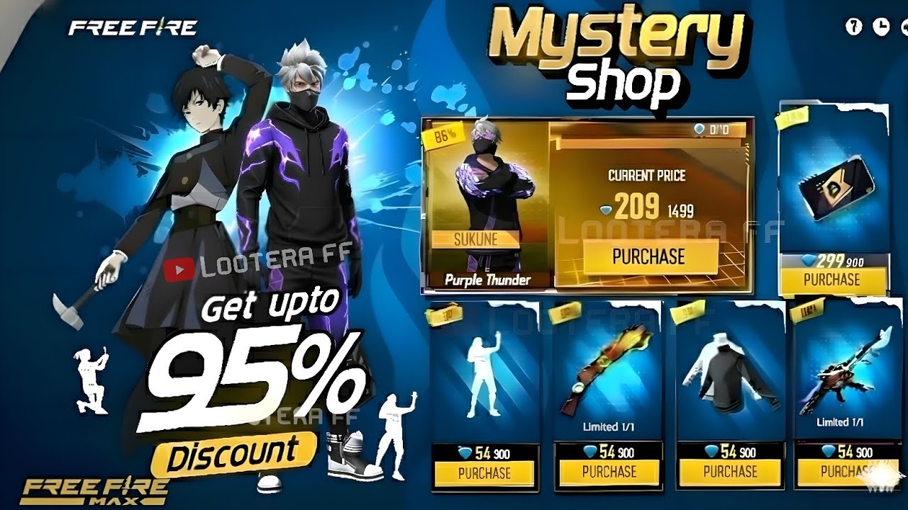Jujutsu Kaisen Mystery Shop Event đ€Żđ„| Next Universal Ring Event| Free Fire New Event | Ff New Event background
