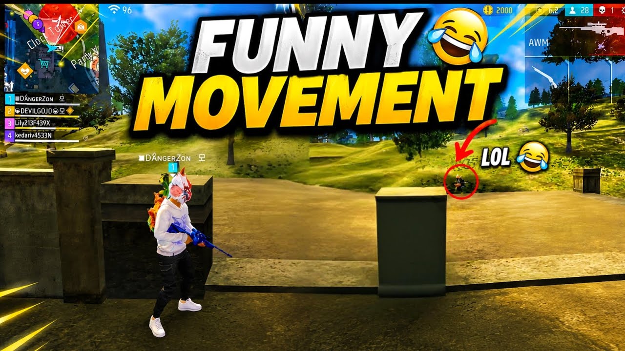 Free fire π₯ funny movements π€£ #freefire #funny background