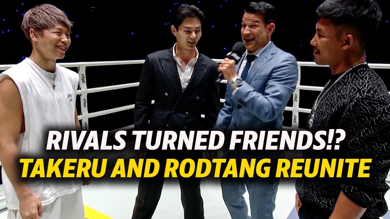 WAIT FOR IT…! 👀🍿 Takeru Calls Rodtang Into the Ring Mid-Interview | The Inner Circle 22 background