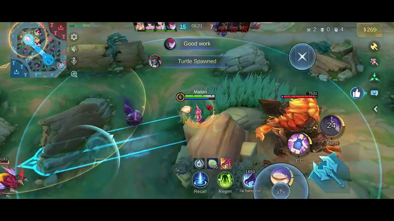 This video features gameplay highlights from the popular MOBA game Mobile Legends: Bang Ban background