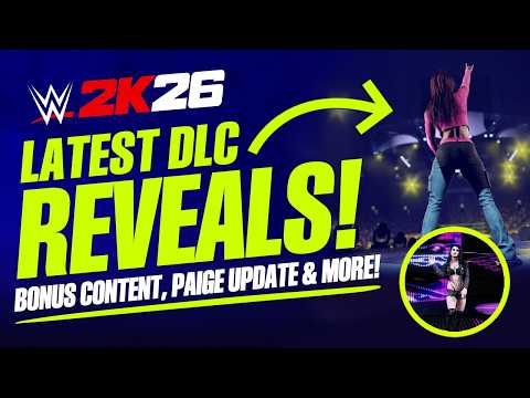 WWE 2K26: Season 4 DLC Previews, New Paige Tease, WrestleMania 42 DLC & More! background