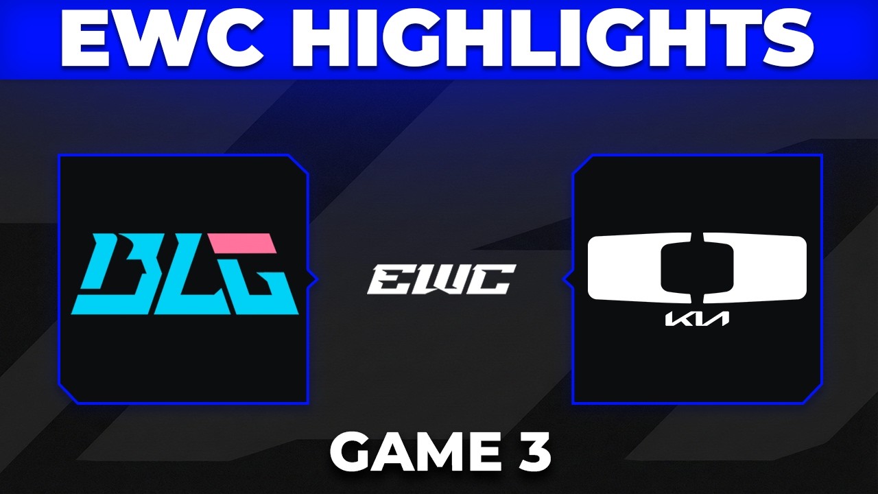BLG vs DK Game 3 Highlights | EWC 2026 Quarterfinals | Bilibili Gaming vs Dplus KIA background