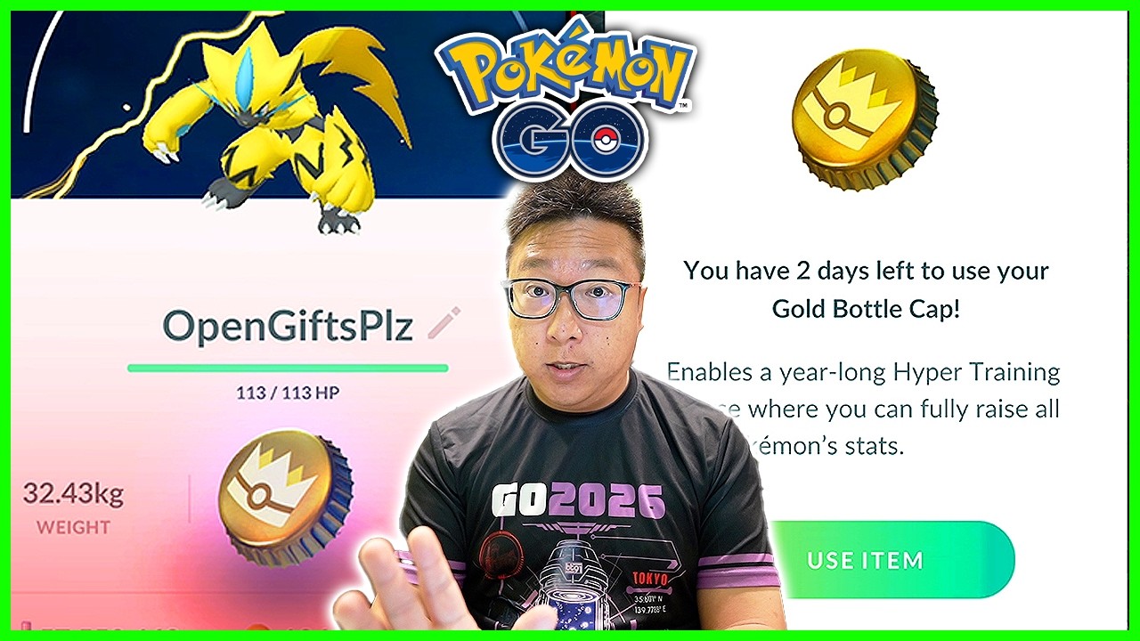 Gold Bottle Cap, What Pokemon to Use It On? - Pokemon GO background