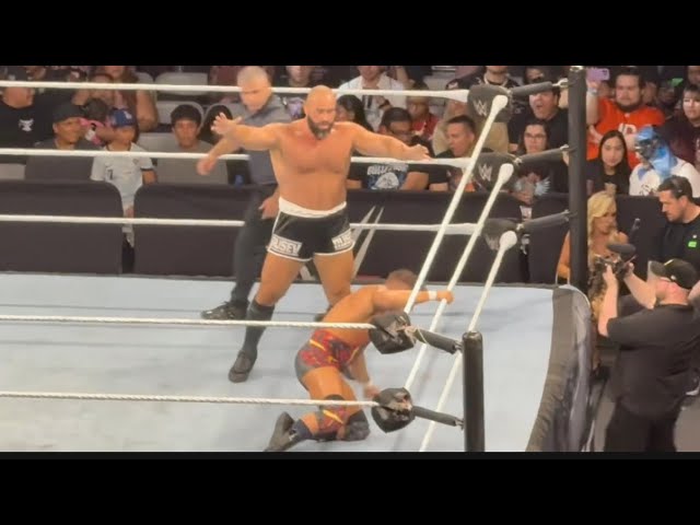 Chad Gable vs Rusev Full Match | WWE Live New Mexico 7-11-26 background