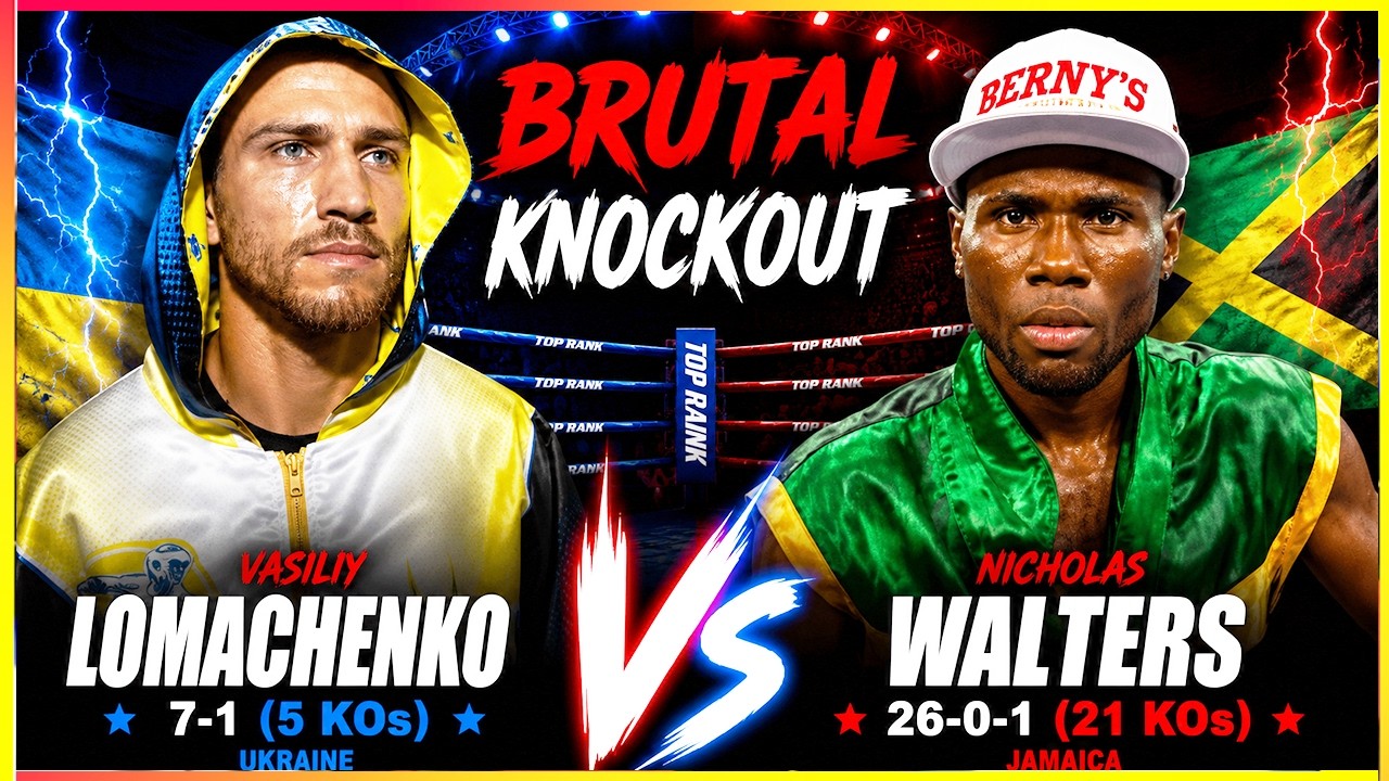 BRUTAL KNOCKOUT That Shocked The World | Vasiliy Lomachenko vs Nicholas Walters background