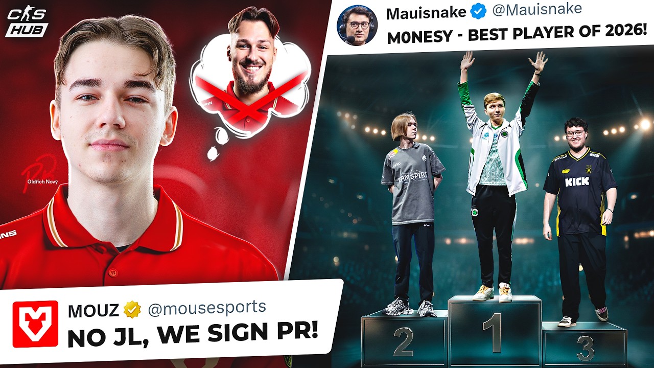 PR JOINS MOUZ! GAMERLEGION BOUGHT FL4MUS FOR $700K? IS M0NESY THE BEST PLAYER OF 2026? CS NEWS background