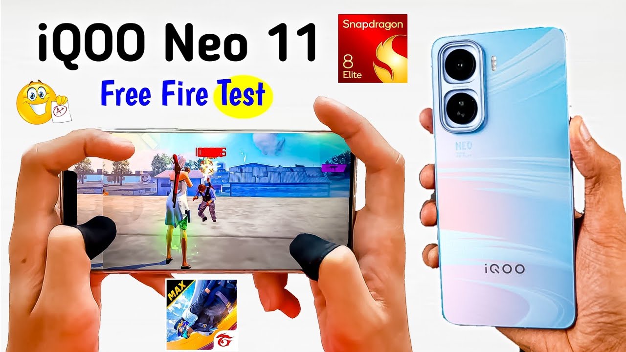 iQOO Neo 11 Unboxing and First Impression ! 120FPS Free Fire Gaming And HANDCAM 📲 Settings ⚙️ HUD background