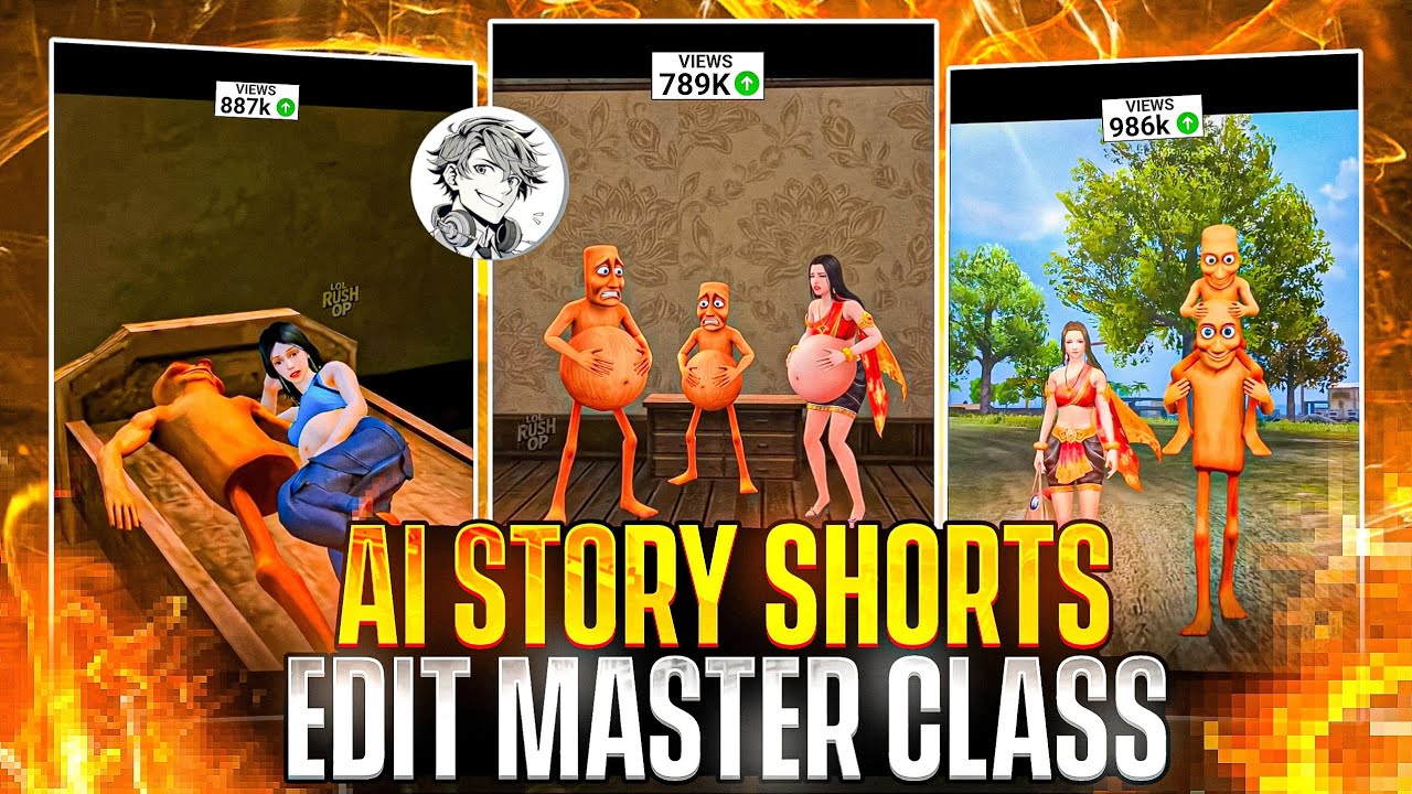 AI STORY SHORT EDIT LIKE @lolrushop π₯ Free Fire Story Shorts Editing Tutorial ( Mester Class ) YFYT background