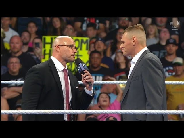 Gunther & Adam Pearce segment _WWE Smackdown 17 July 2026 background