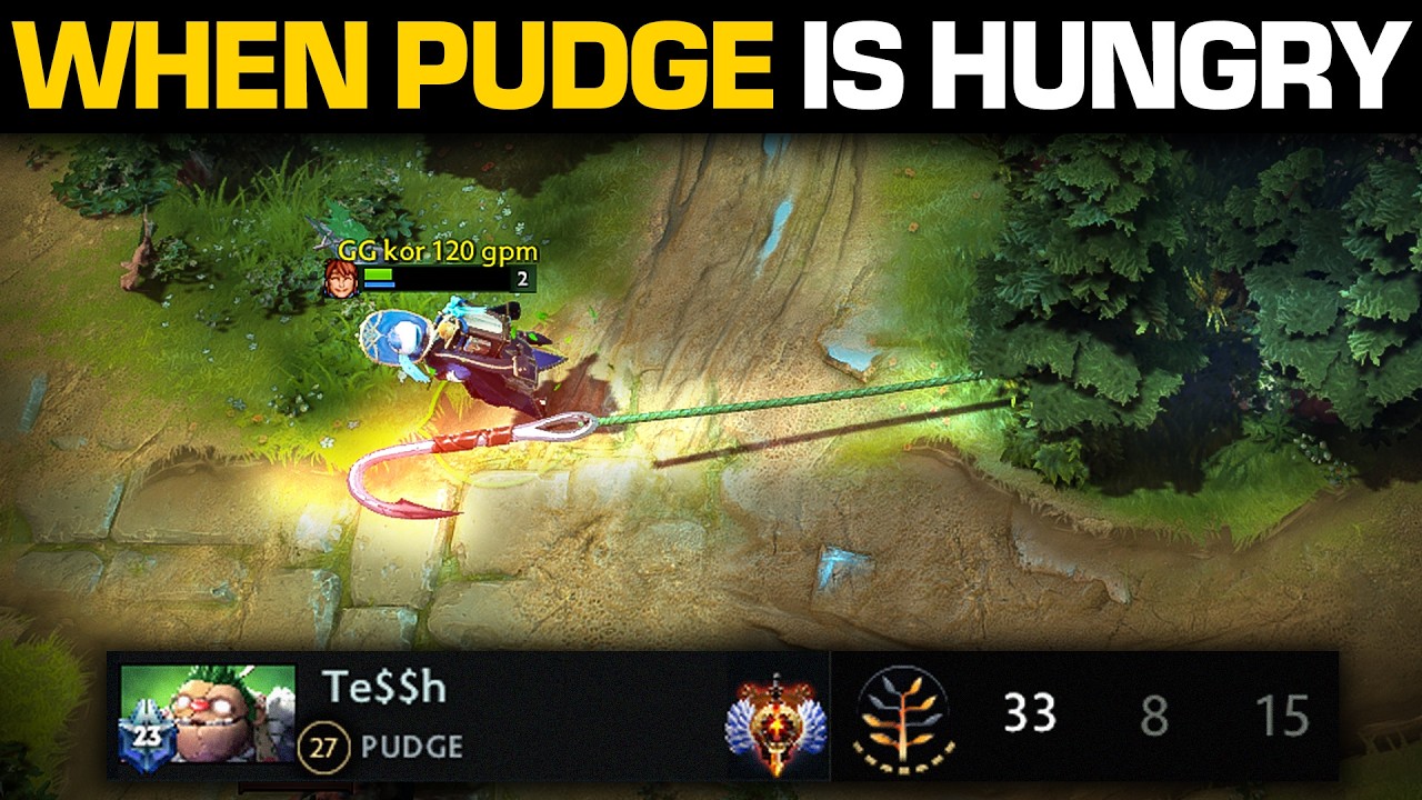 This Pudge Didn't Farm Creeps – He Farmed Heroes | Pudge Official background