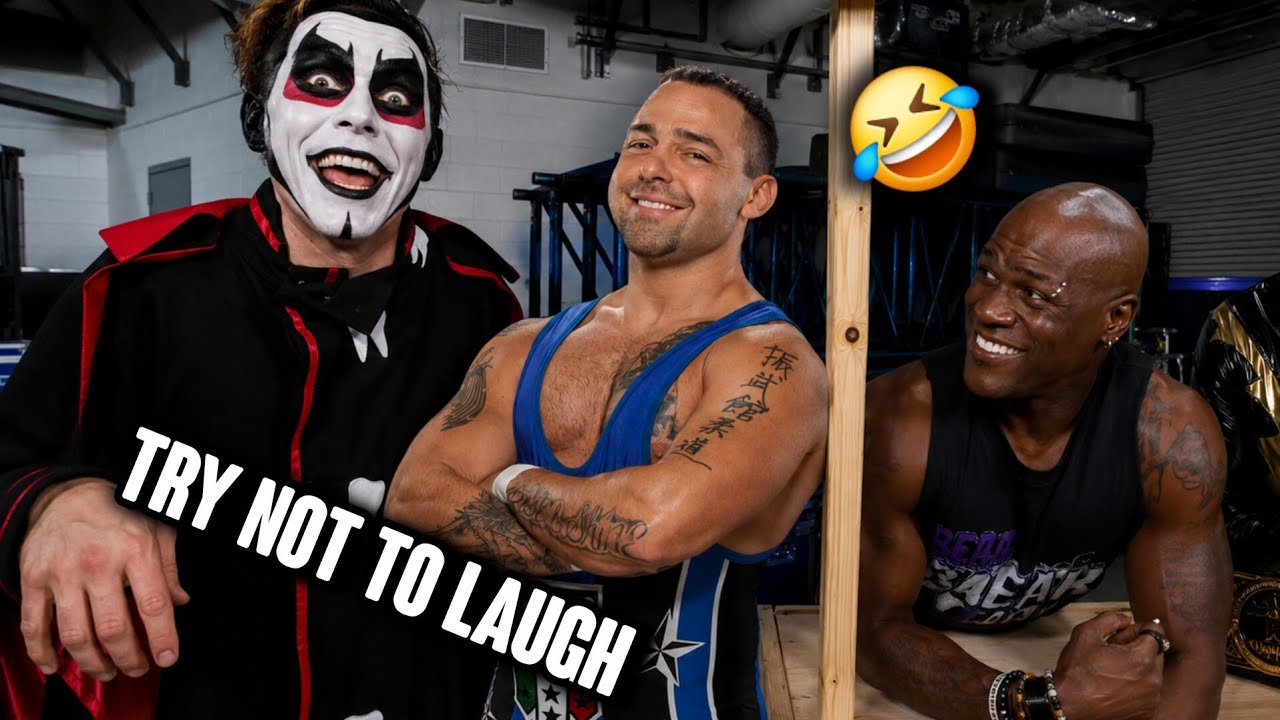 10 Minutes Of R truth & Santino Marella Funniest & Breaking Character Moments background