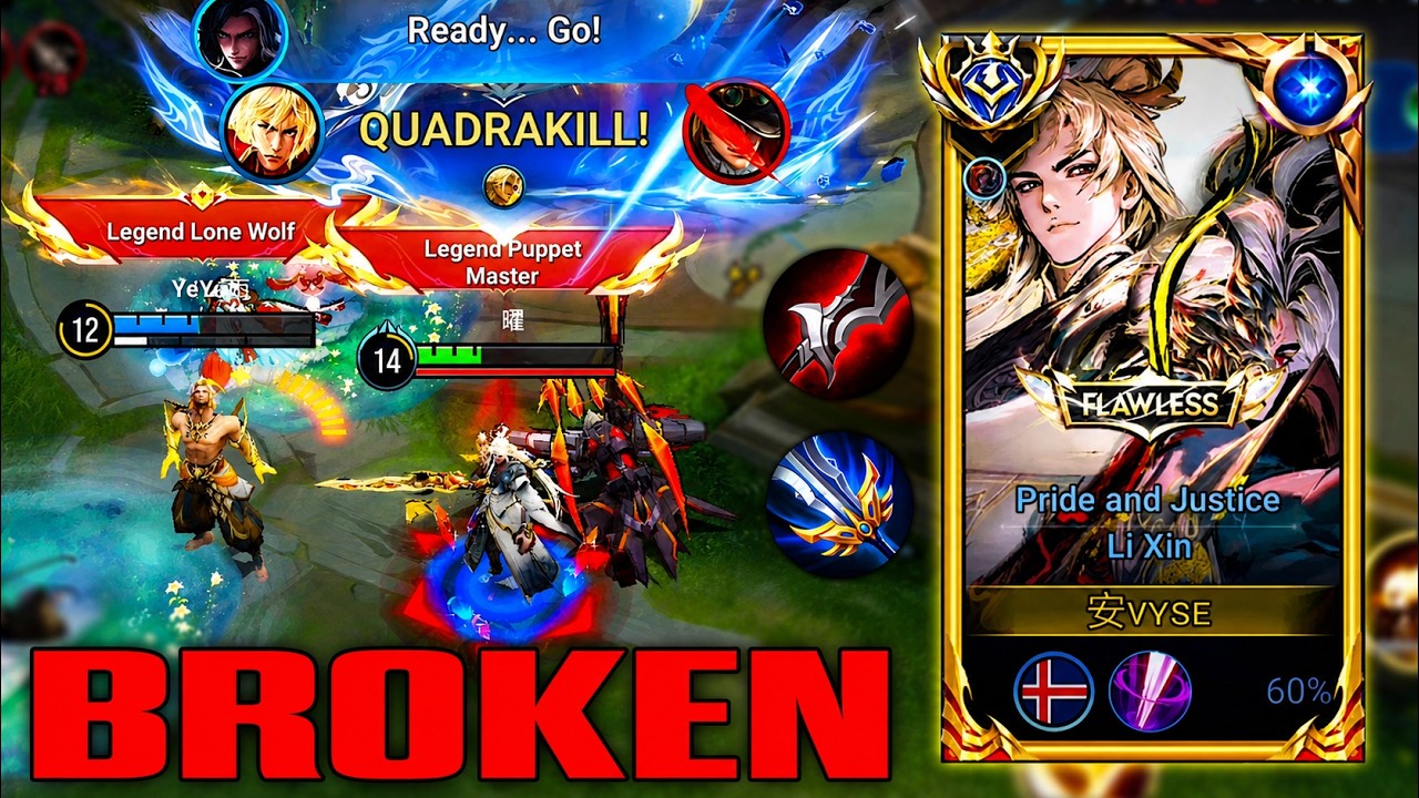 SSS! 18 KILLS Li Xin Jungle Is WAY TOO GOOD π€― | Top 1 Global Li Xin Build | HoK background