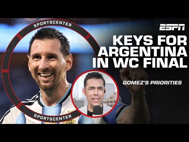 Herculez Gomez’s biggest priorities for Argentina in the World Cup Final ⚽ | SportsCenter background