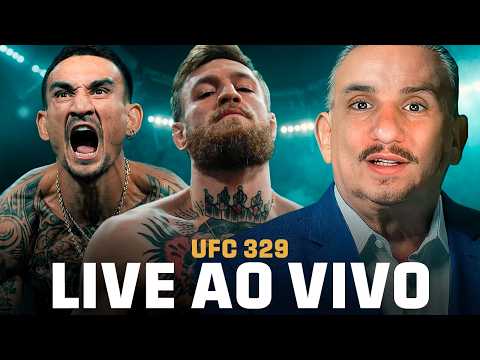 CALVÃO BUENO NARRA UFC 329: CONOR MCGREGOR VS MAX HOLLOWAY background