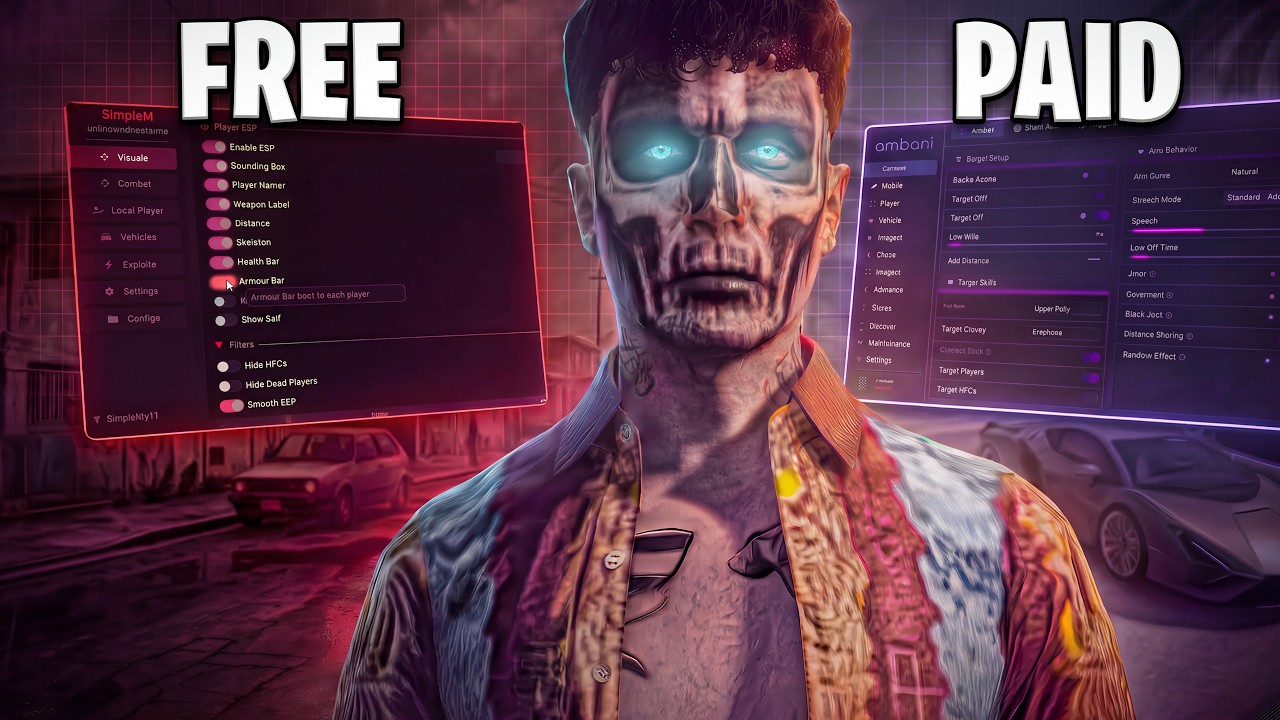 Paid vs Free FiveM Cheats in 2026 What’s the Difference? ft. Ambani background