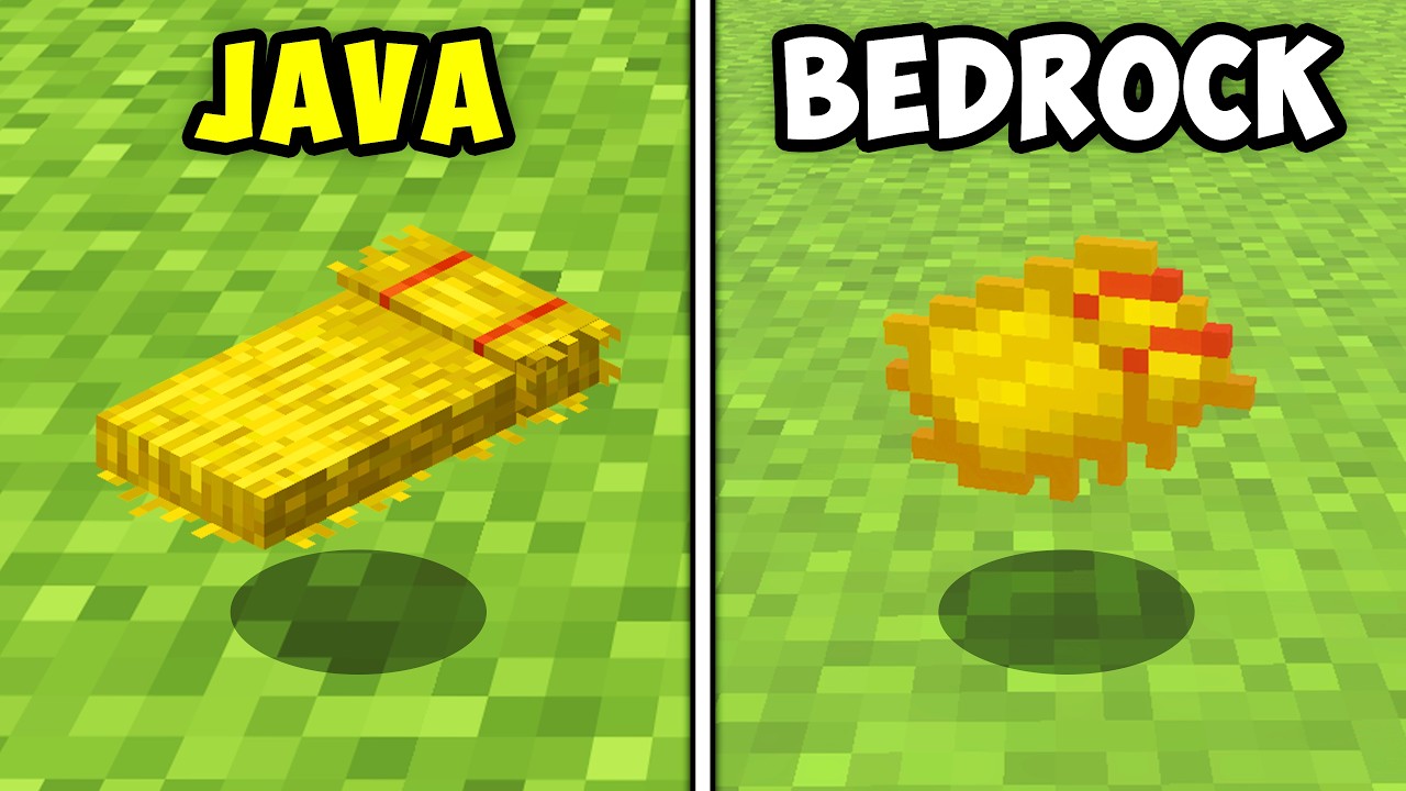 100 Minecraft Java vs Bedrock Differences! background