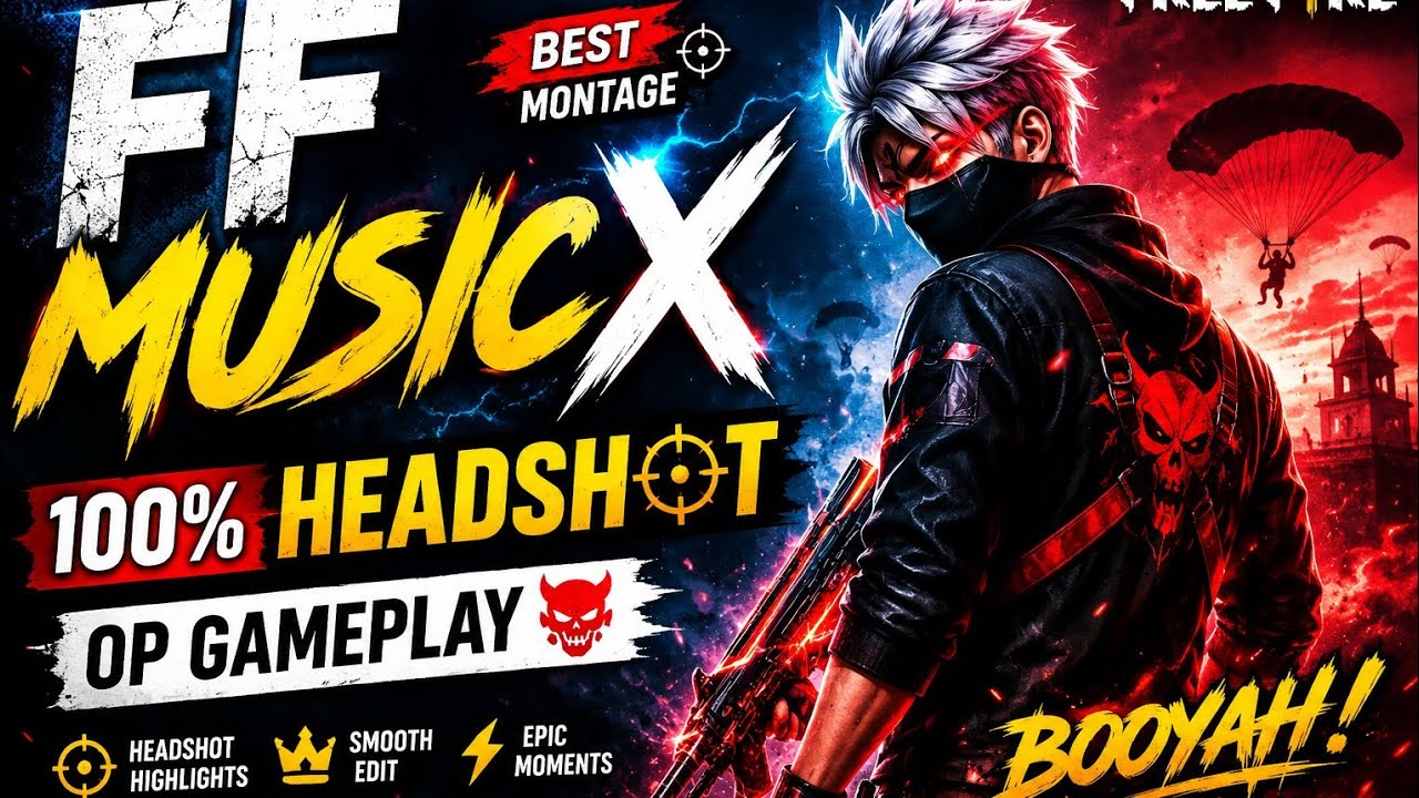 FF Music X đ„ Best Free Fire Montage 2026 | Headshot Highlights đ„ #freefire #musicx background