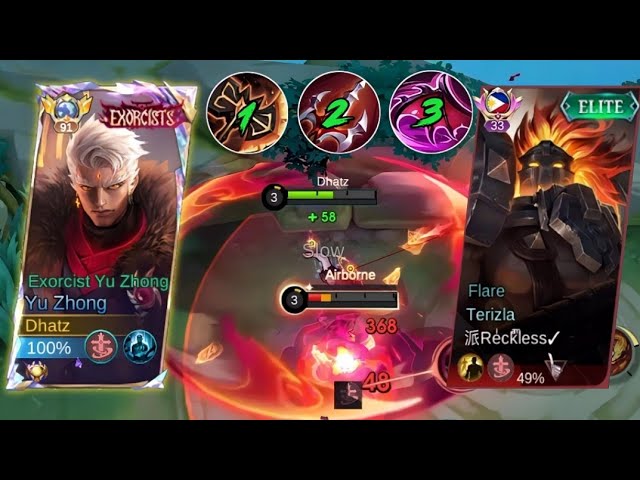 86% OF YU ZHONG USERS DON'T KNOW HOW TO COUNTER TERIZLA EXP LANE! - MLBB backdrop