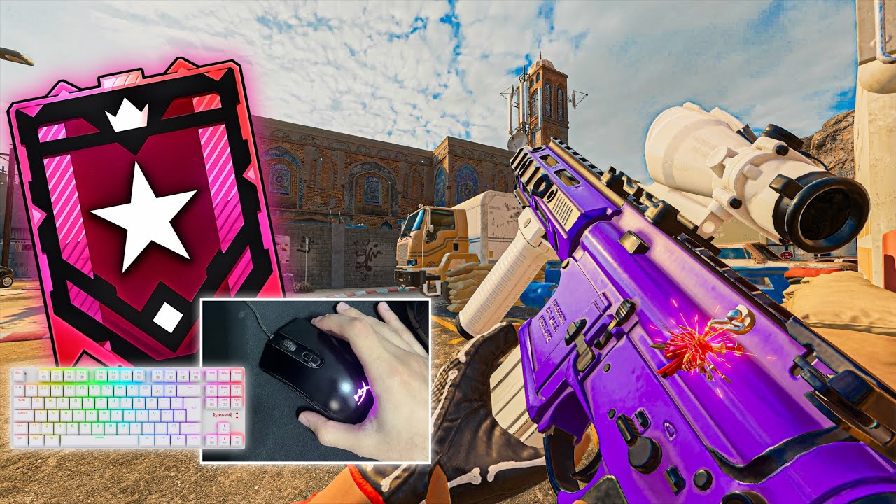 MY FIRST MATCH ON MOUSE AND KEYBOARD Rainbow Six Siege Console background