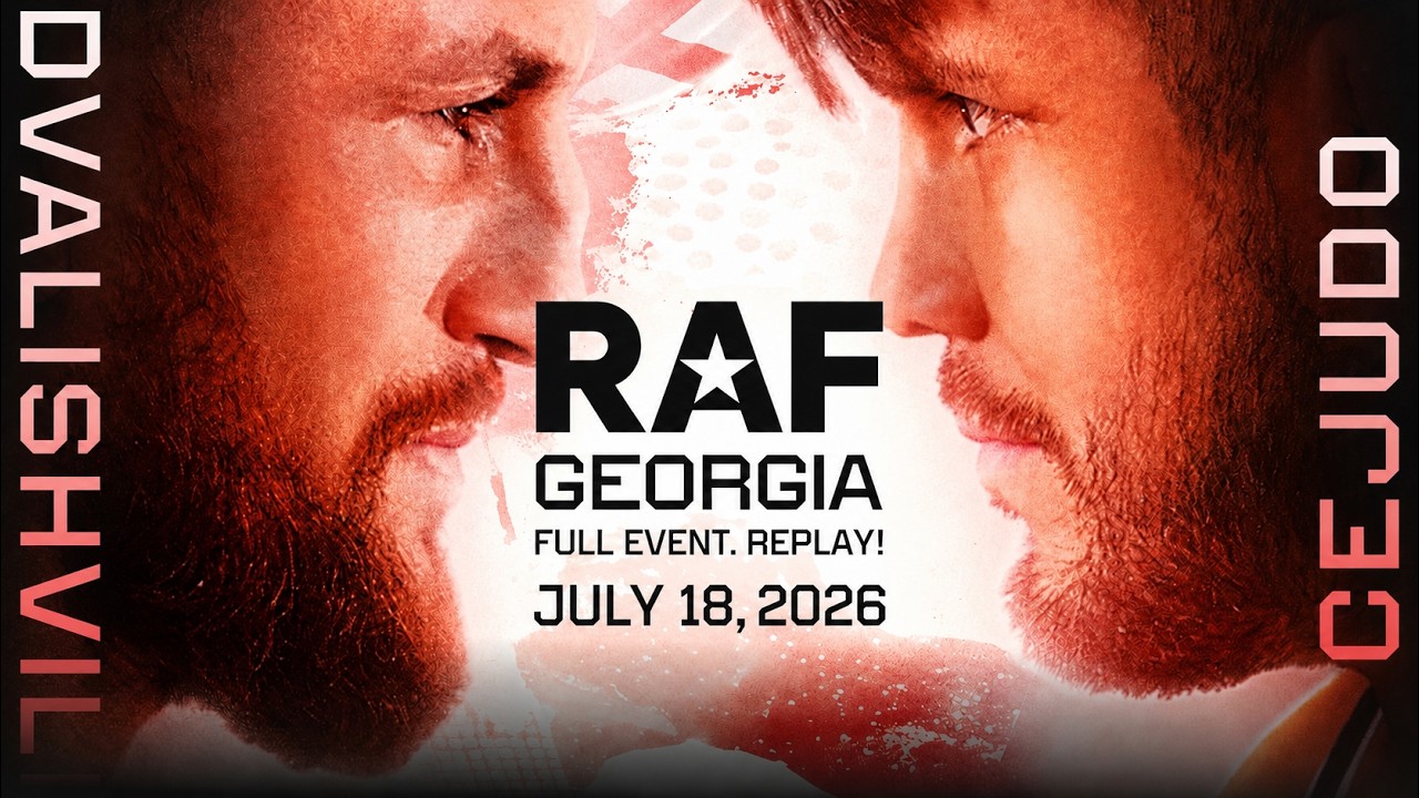 RAF Georgia: Merab Dvalishvili vs Henry Cejudo | Full HD Event Replay 2026-07-19 06:22 background