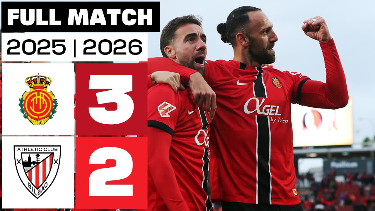 RCD Mallorca 3 - 2 Athletic Club 2025/26 PARTIDO COMPLETO background