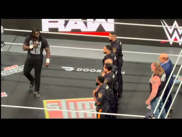 Oba Femi Confronts Brock Lesnar, Attacks Police FULL SEGMENT | Monday Night Raw 7/13/2026 backdrop