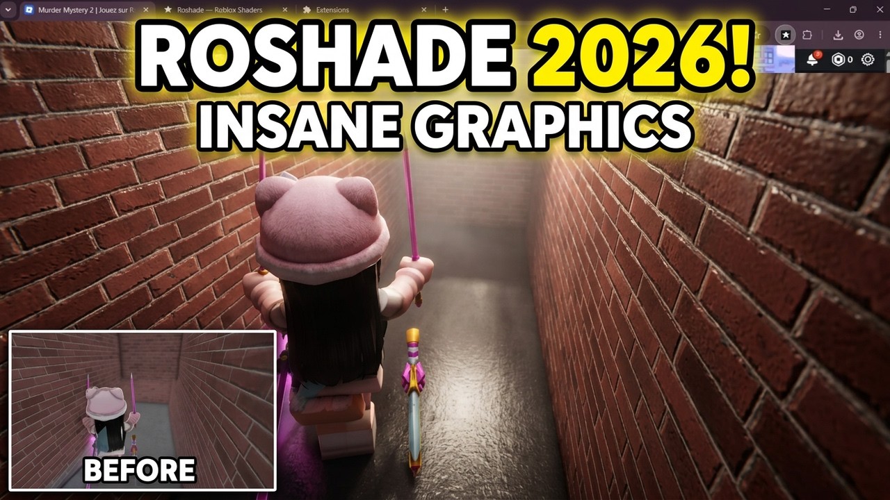 How to Get Roblox Shaders in 2026! (Roshade & RTX Guide) background
