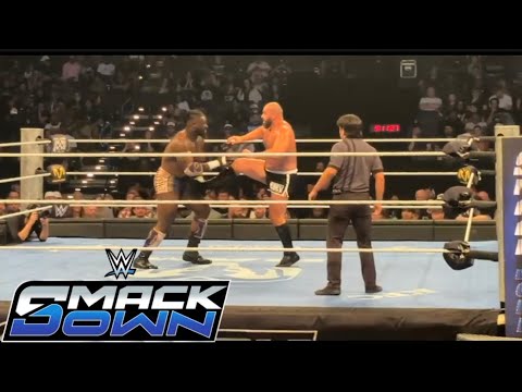 Oba Femi vs Rusev FULL DARK MATCH - WWE SMACKDOWN 7/10/2026 background