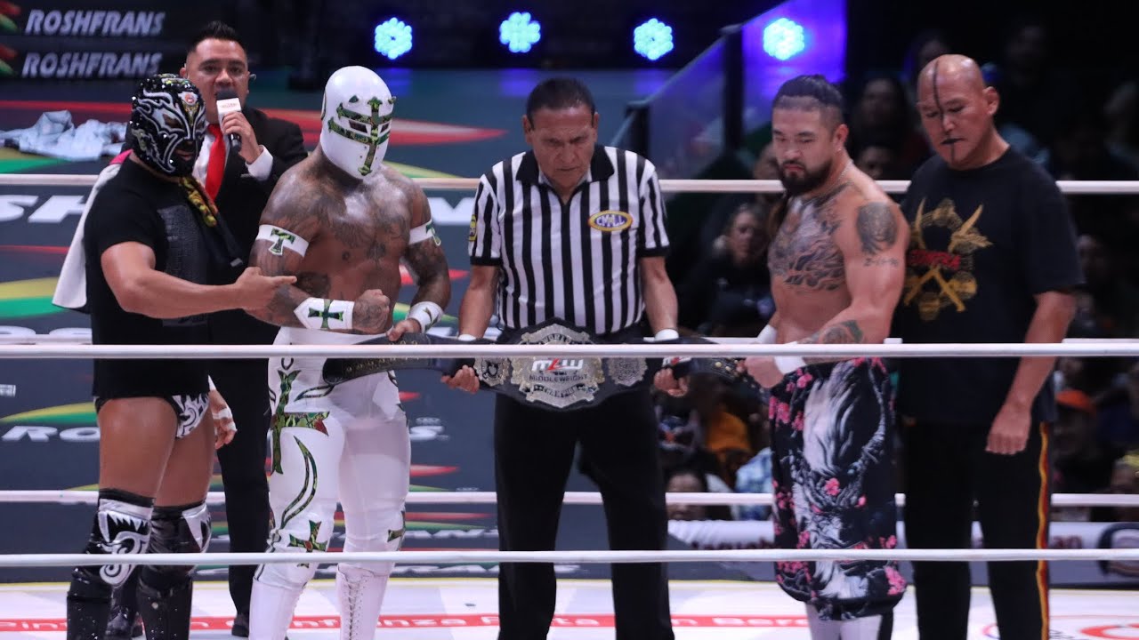 Campeonato Mundial Medio MLW: Templario 🆚 Ikuro Kwon background